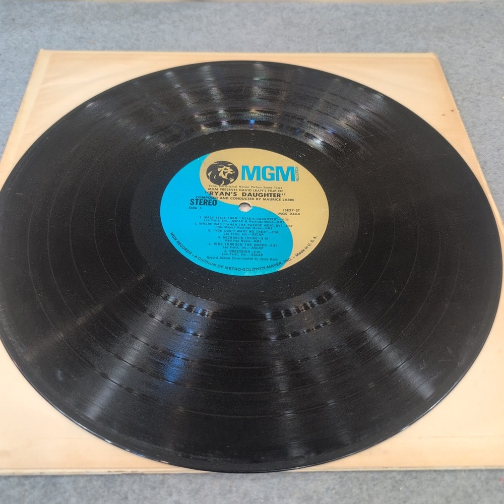 Ryan\'s Daughter Soundtrack Vinyl LP Maurice Jarre MGM Records ISE-27 ST 1970 - Picture 7 of 8